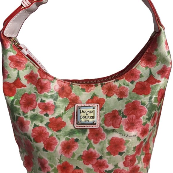 LIKE NEW Pretty Dooney & Bourke Bucket Shoulder Bag in Petunia - Picture 1 of 8